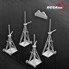 RESARM 48-05025 JACK STANDS LUFTWAFFE (3D resin printing) 1/48
